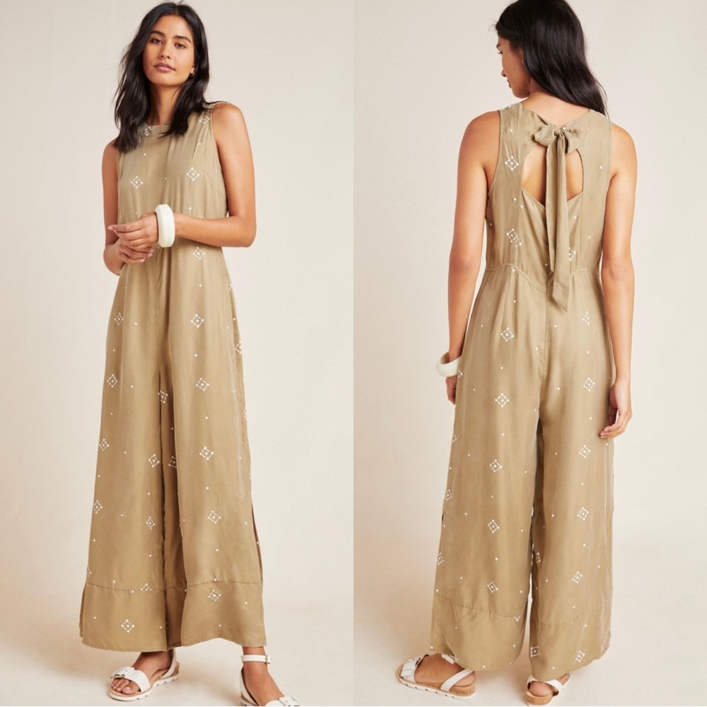 Anthropologie Sancia Carmela Wide Leg Jumpsuit Size XS